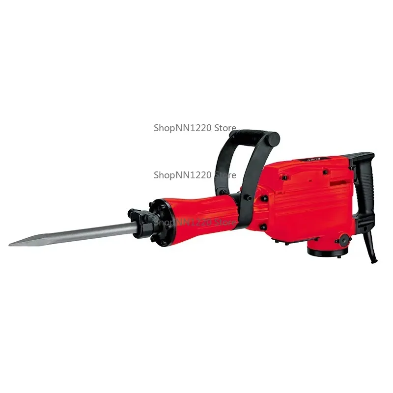 A Jack Hammer 220V Heavy 2200W Demolition Hammer Breaker AVS System 78J Impact Energy Jack Hammer Soft Working