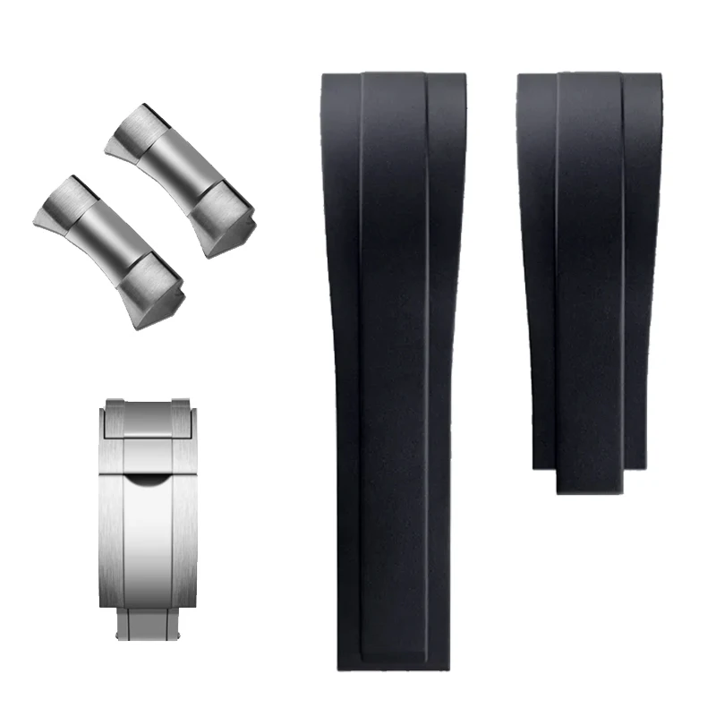 20 مللي متر حزام ساعة سيليكون ل تيودور 1958 جرين باي BB58 الحارس 39 مللي متر الهاتفي الرجال لينة مطاط مقاوم للمياه حزام الساعات سوار معصمه