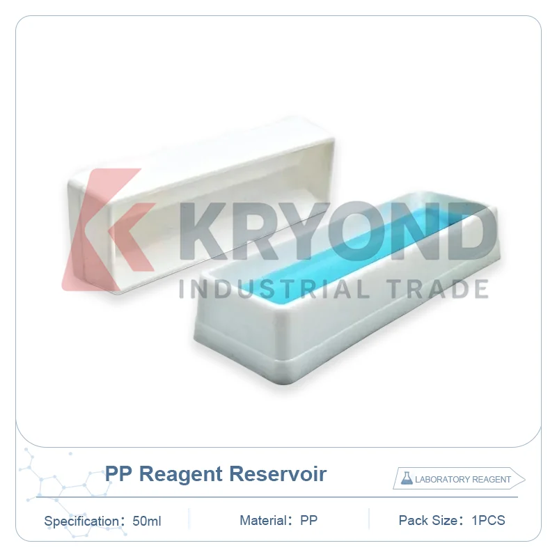 PP Reagent Reservoir 50ml 8/12 Channel Pipette Liquid Adding Slot Research Use Application Series Liquid Handling Accessory Set