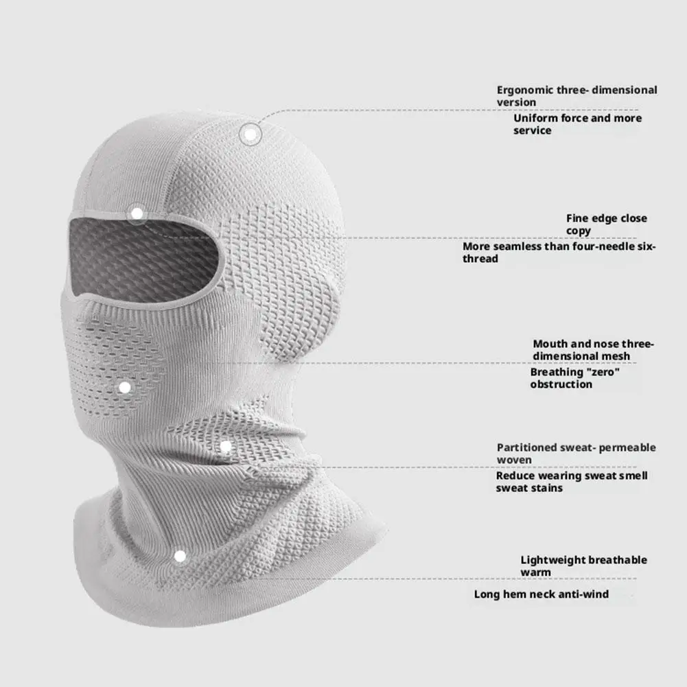 الشتاء الباردة واقية الحرارية وشاح قبعة تزلج بالاكلافا قناع الوجه الكامل التزلج الدراجات الصيد رئيس غطاء الرقبة خوذة بطانة كاب
