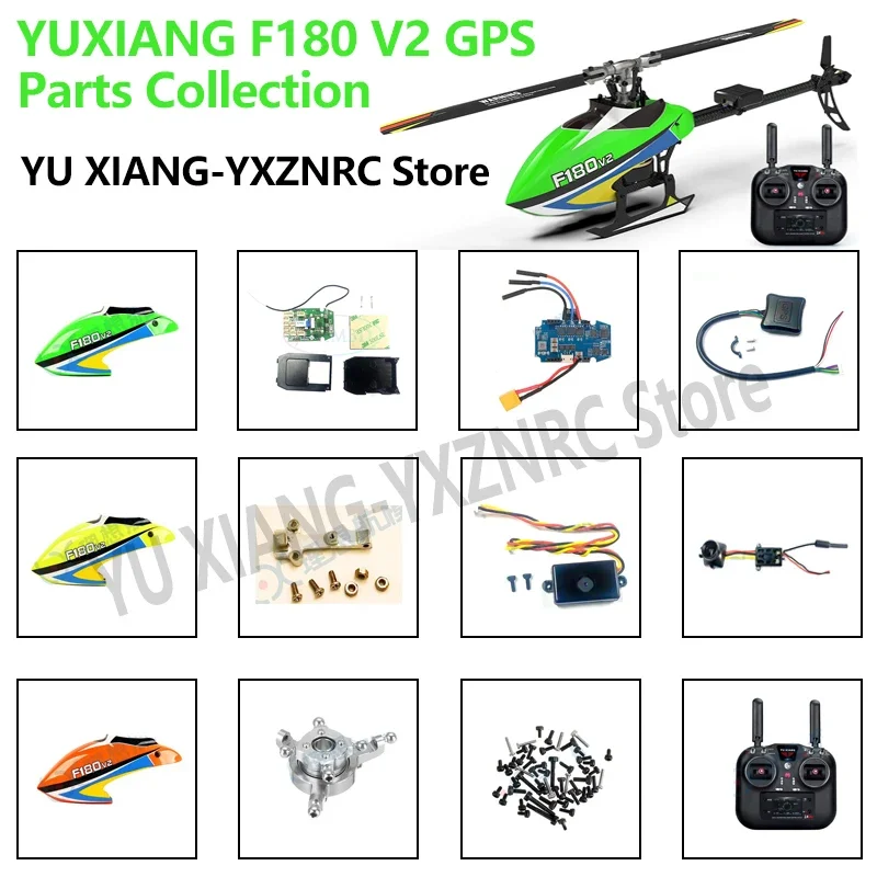 YU XIANG F180 V2 GPS helikopter RC CCPM slashplate obudowa płyty głównej GPS baldachim