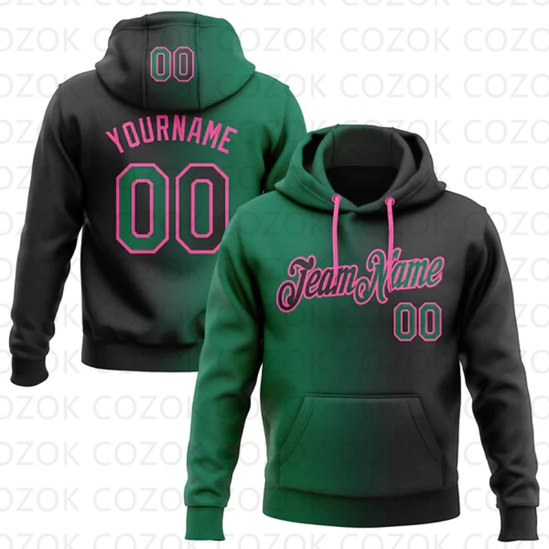 Customized Hoodie Colour Splicing Jersey 3D Printed  Unisex Pullovers Hoodie Casual Sweatshirts