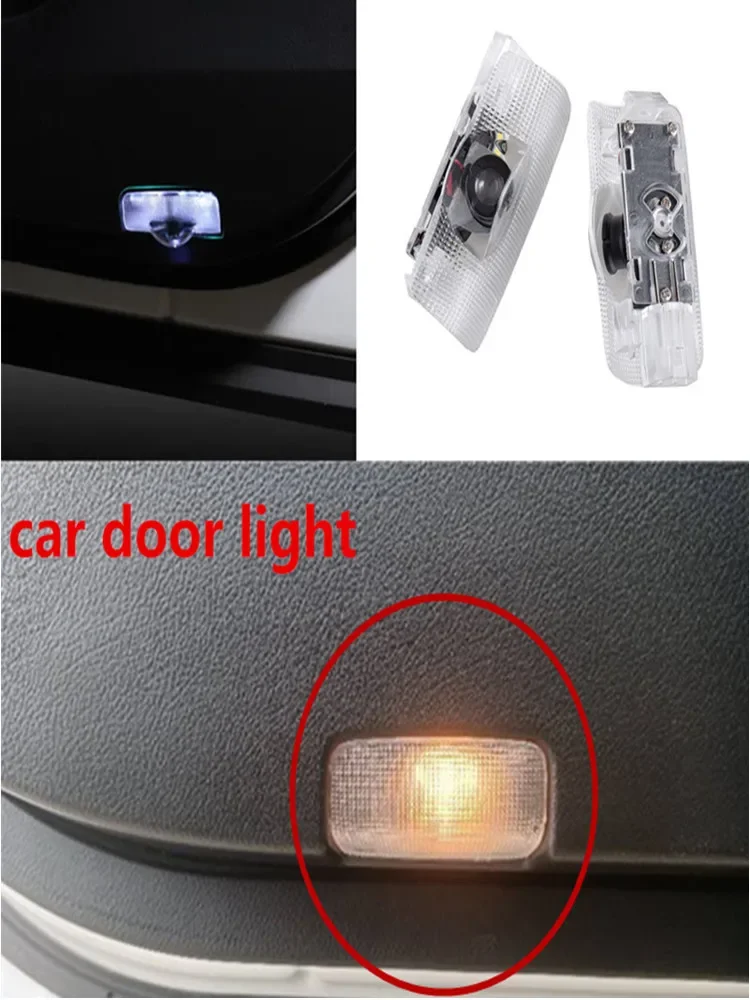 LED Car Logo Door Light Projection Ghost Lamps For Toyota Avalon Camry Highlander Tundra 4 Runner Prius Sienna Sequoia venza