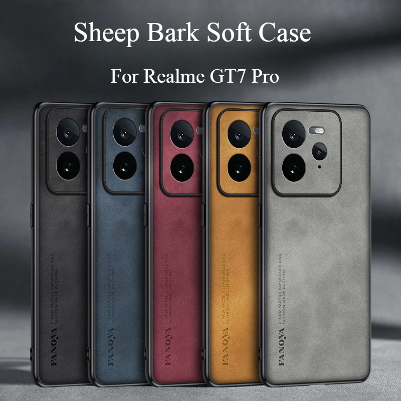 حافظة جلدية لهاتف OPPO Realme GT 7 15 14 Gt7 Pro c71 NEO 7 Turbo 6 se حافظة ظهر واقية ناعمة لهاتف Realme GT7T Shell