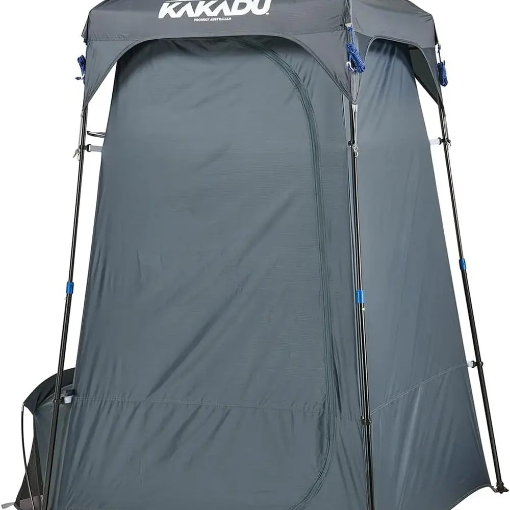 

Портативная уличная палатка для душа и пеленания с конфиденциальностью, светодиодной подсветкой, сумкой для переноски и веревкой для полотенец для кемпинга