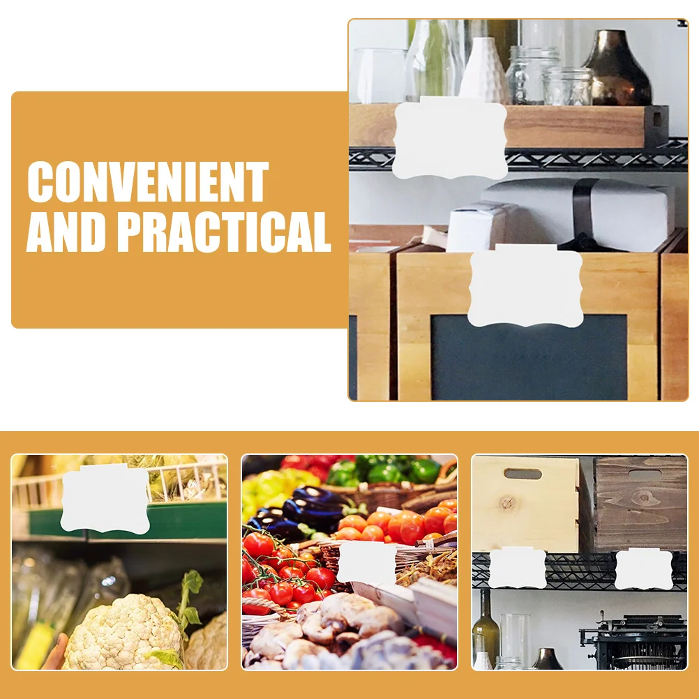 12Pcs Menu Display Sign Price Display Holder Reusable Plastic Tag with Strong Clip for Retail Store Poster Promotion