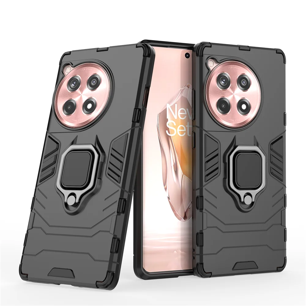 

Полный противоударный бронированный чехол для OnePlus 12R 5G для OnePlus 12R 12 R 1 + задняя крышка с магнитным кольцом, защитный чехол для телефона