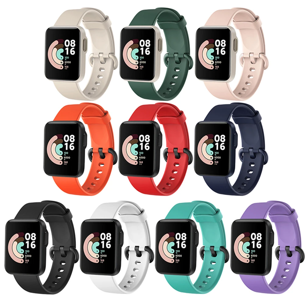 Correa de silicona para Xiaomi Mi Watch Lite, pulsera deportiva de repuesto, versión Global, 1 unidad