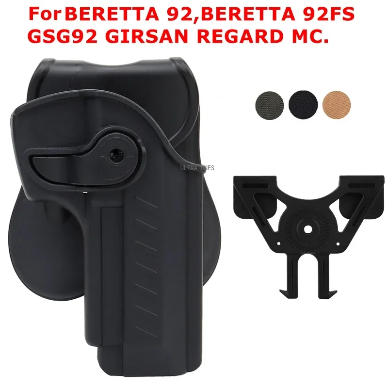 Fondine per pistola da caccia CS pistole tattiche fondina per cintura in vita per BERETTA 92, BERETTA 92FS GSG92 custodia per marsupio GIRSAN