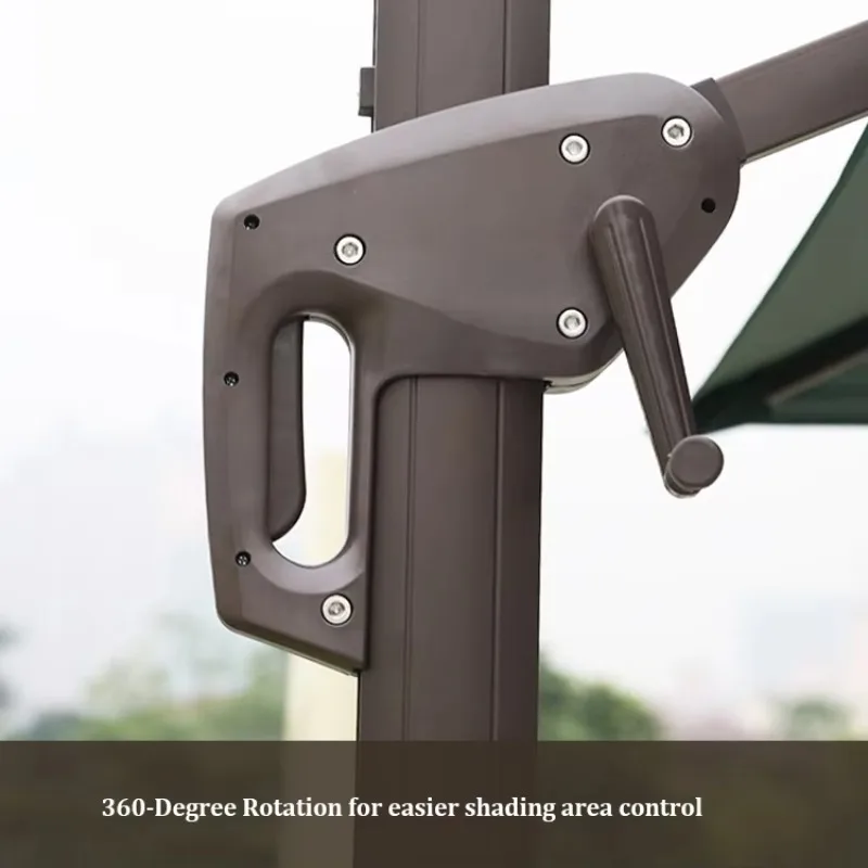 Commercial Patio Umbrella  Heavy-duty Cantilever Roman Parasol  3m High  Suitable for Gardens  Outdoor Cafes  Beach Camping.