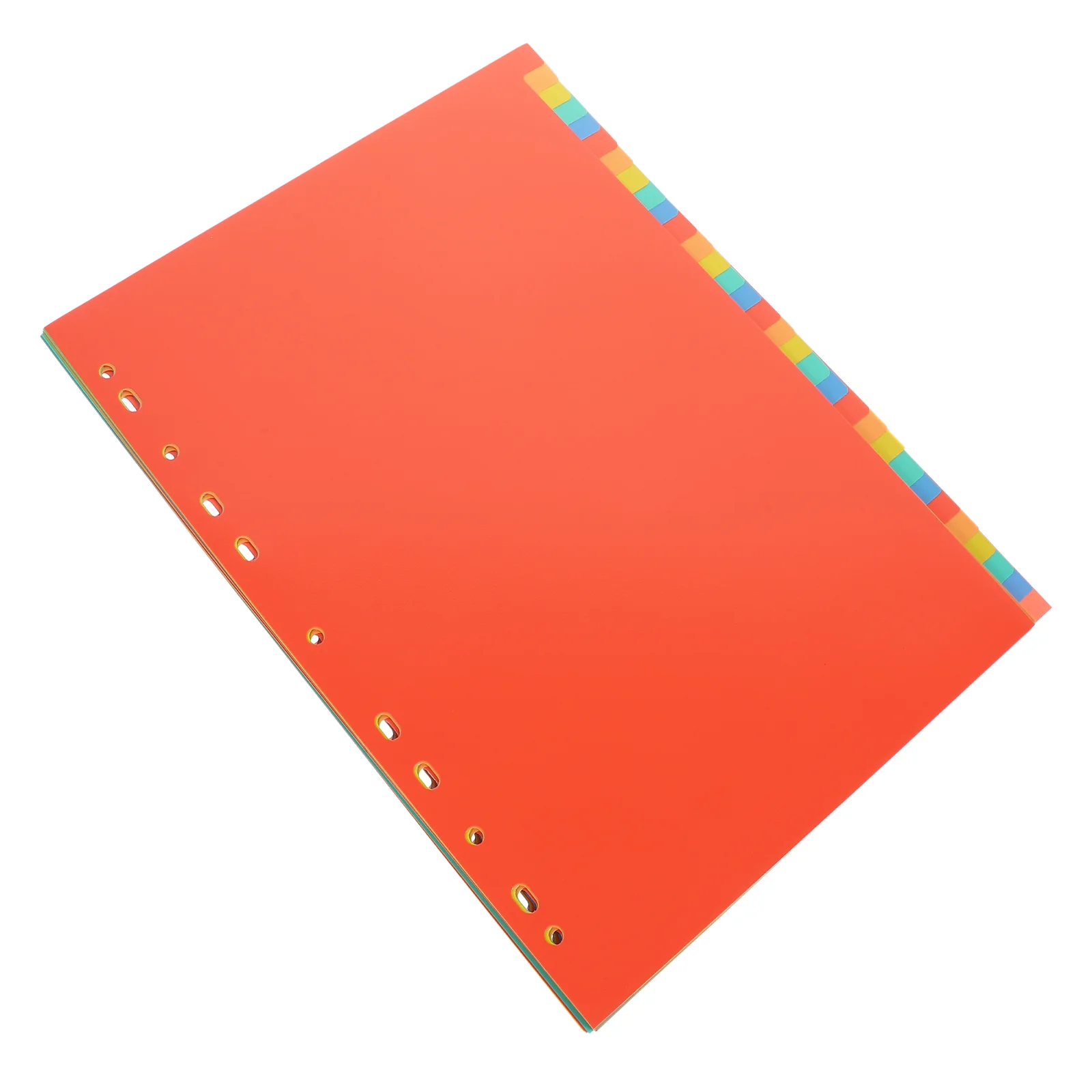 31 Sheets Dividers Binder with Tabs A4 Page Labels Colored Folders Notebook Supplies Parts Partition Plate Travel