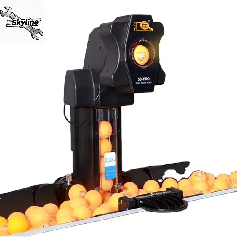 روبوت لتنس الطاولة، ماكينة روبوت لمدرب تنس الطاولة قابل للبرمجة أوتوماتيكيًا بالكامل بينج بونج