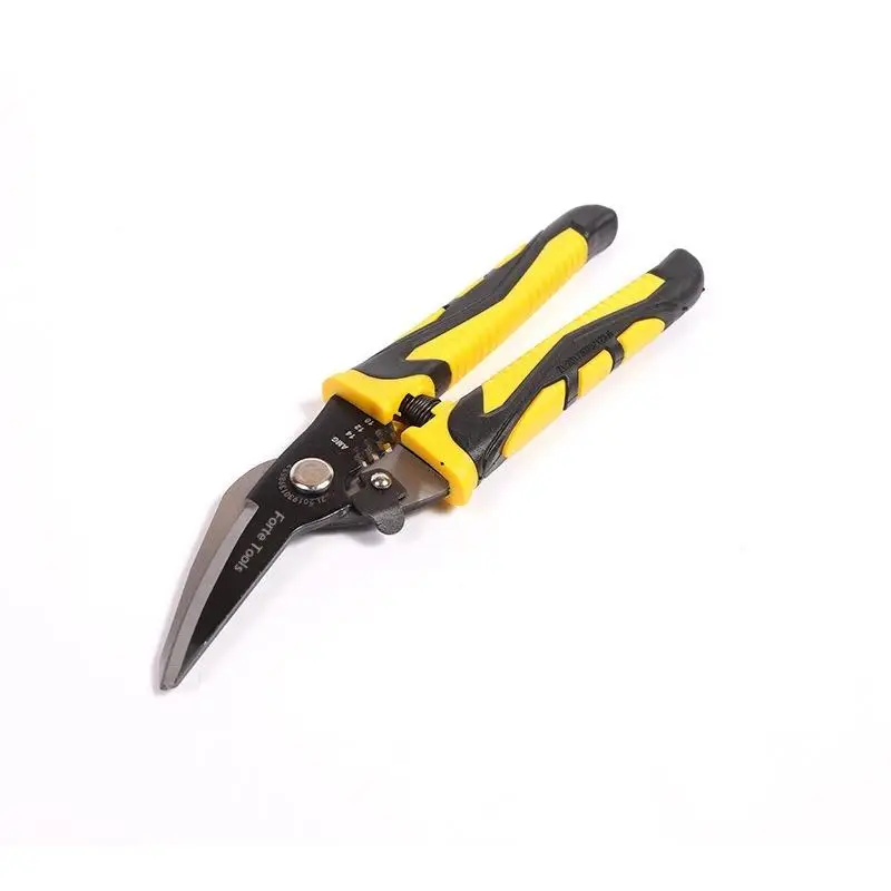 Aviation Shears Heavy Duty Tin Snips 12 Inch Metal Sheet Cutter Multipurpose Tool for Cutting Steel Aluminum Roofing Panels