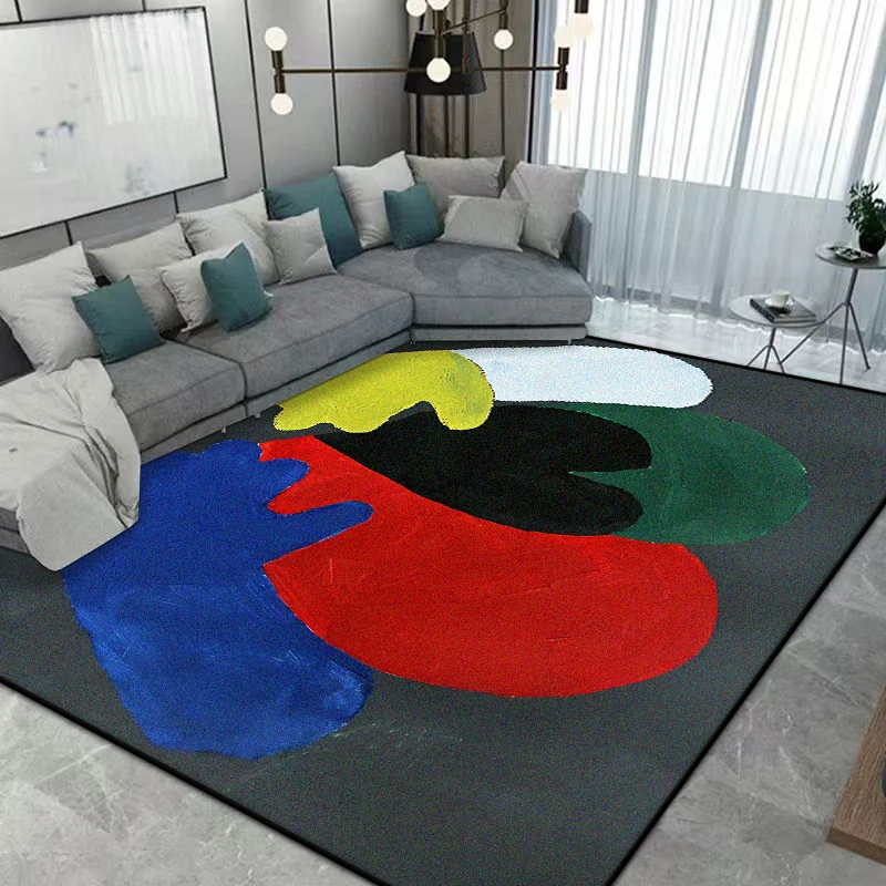 

Скандинавские абстрактные CARPET FOR LIVE ROOM, роскошные украшения для дома, спальни, настраиваемые коврики, моющиеся противоскользящие коврики для гостиной, офиса