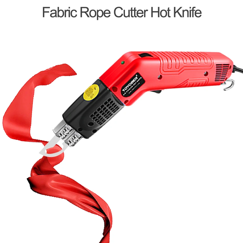 Air Cooling Electric Hot Knife Cutter Webbing Belt Rope Cutting Tool Webbing Cutting Machine Non-Woven Ribbon Fabric Rope Cutter