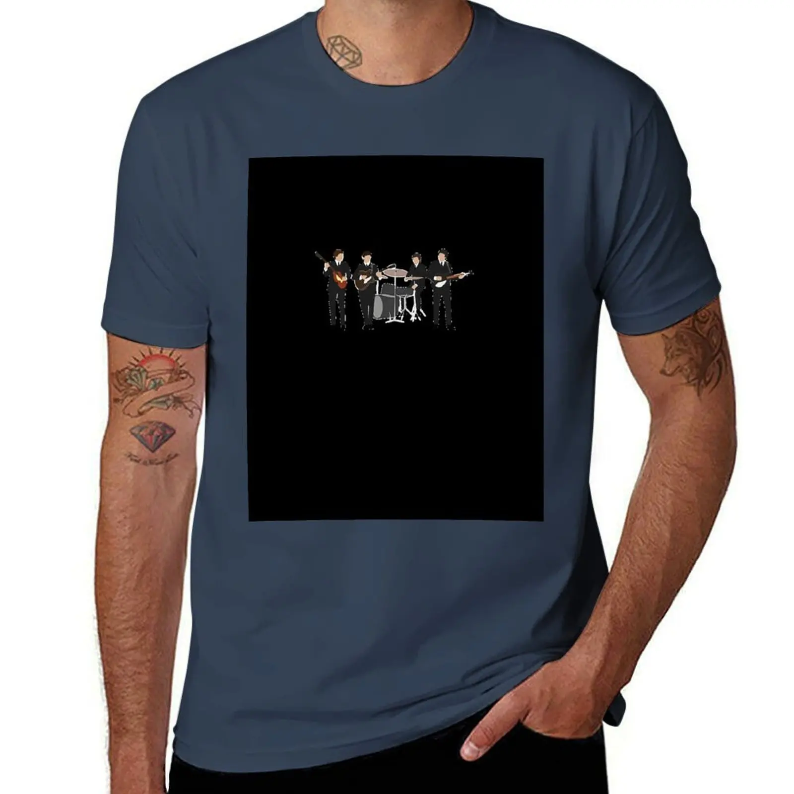 

Футболка Beatle Retro, мужские футболки для мужчин, мужская хлопковая мужская футболка, дизайнерская футболка