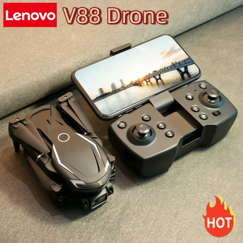 Lenovo V88 Drone 8KHD 5G Professional HD Dual Camera Aerial Photography Remote Control Aircraft Quadcopter Toy UAV  For XIAOMI