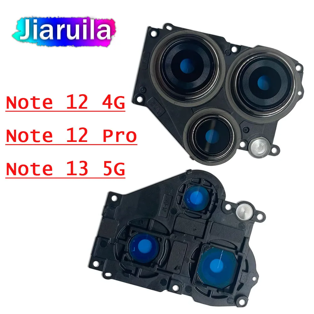 

Housing Back Rear Camera Glass Lens With Cover Frame Holder For Xiaomi Redmi Note 12 13 Pro Plus 5G 4G