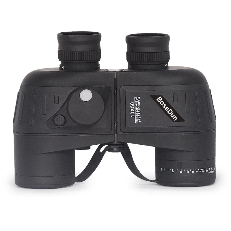 Binoculars HD 10x50 With Compass Rangefinder Professional Waterproof Powerful High Power Telescope Boating Bird Watching