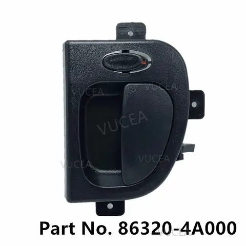현대 H1 I800 1996 - 2007 Starex H - 1 OEM 용 내부 도어 핸들 중간 도어 스위치 핸들 836204 A000 836204 A000LK