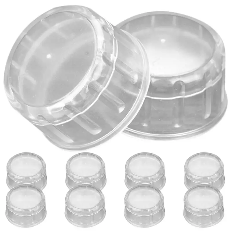 

10pcs Splash-proof Cup Covers Cocktail Shaker Covers Plastic Press Juice Cup Lids Attachment Plastic Lemon Lids For Cocktail