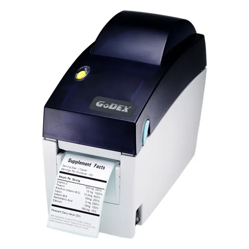 GODEX DT2 2 Inch Thermal Label Printer 54mm Barcode Printer Bluetooth Wi-Fi Interface Color Style Stock Availability