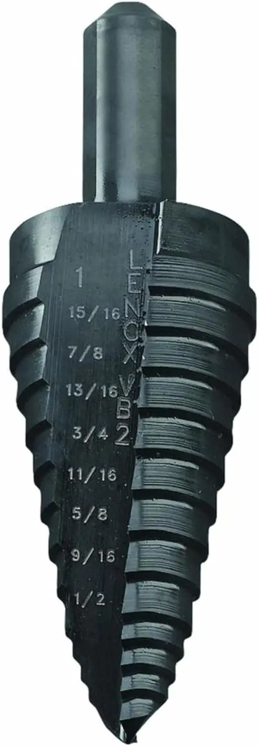

Step Drill Bit Set, 1/2-Inch to 1-Inch with 3/8-Inch Shank for Metal and Wood