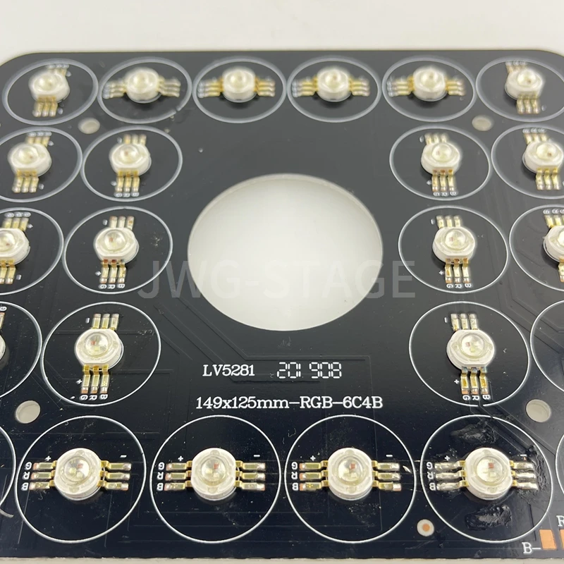 LED Board Panel Light Source For 24X3W LED Fog Machine