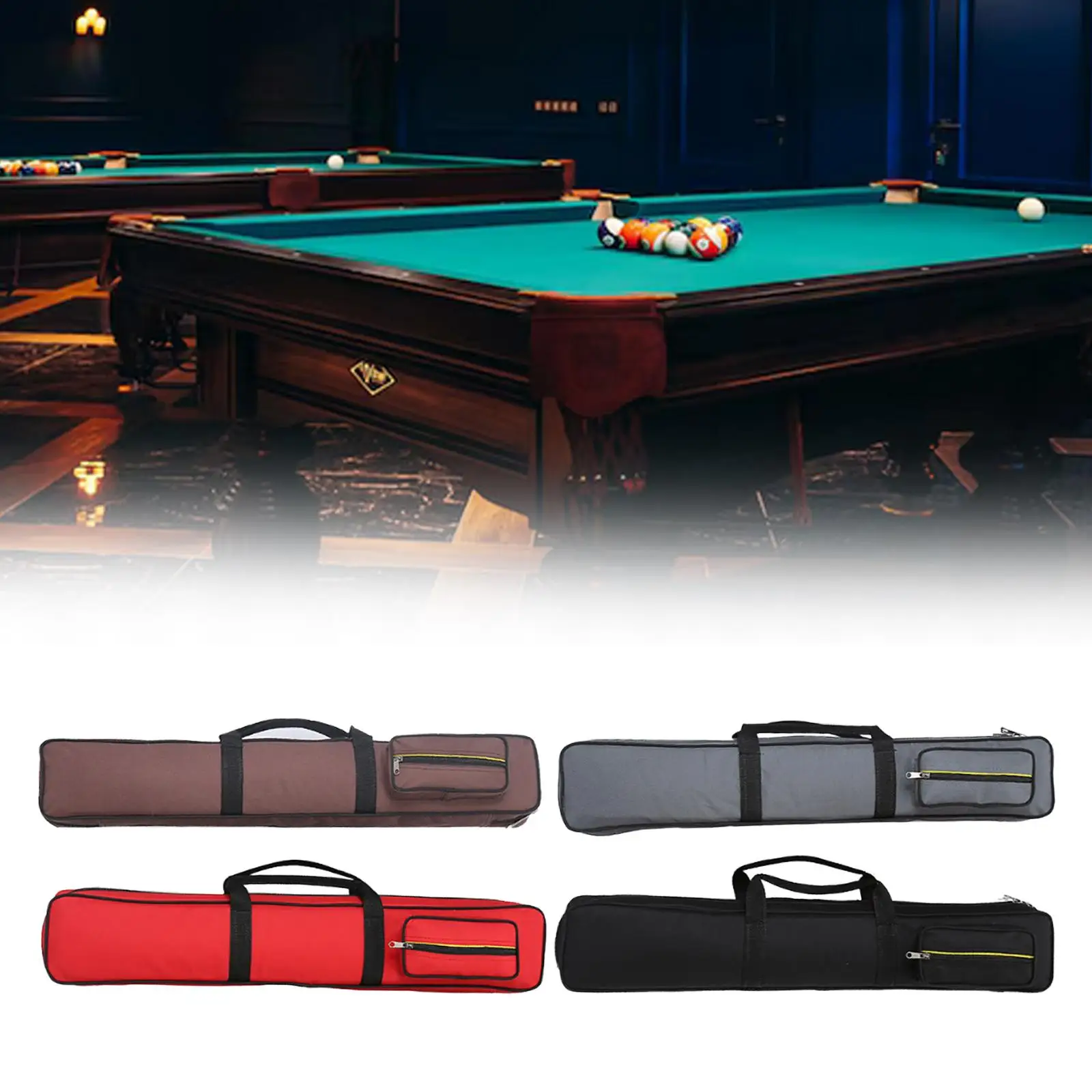 Pool Cue Case Waterproof Scratch Resistant Stylish Snooker Stick Storage Bag