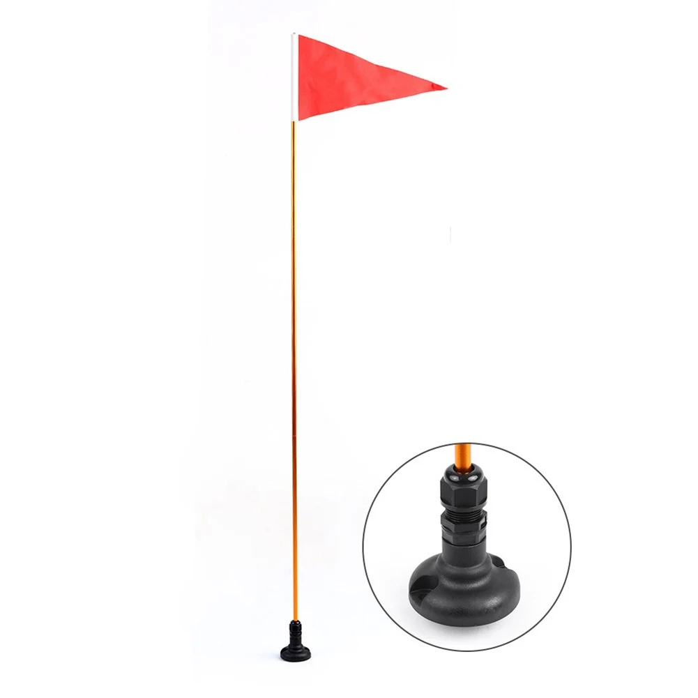 

Kayak Flag Flagpole Nylon Rail Mount Safety Flag Screws Spacers Base Kit Canoeing Easy To Install Aluminum Alloy