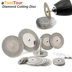 Diamond Cutting Disc Wheels Rotary Tool Circular Saw Blade for Dremel Mini Drill Mandrel Cutoff Wood Stone Plastic Glass Tile