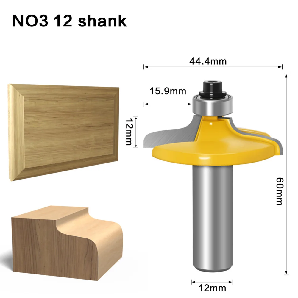 Wood Slotting Router Bit Panel Lifter Tenon Milling Cutter Tool Door And Drawer Front Edging Precise Cutting Tool Accessories