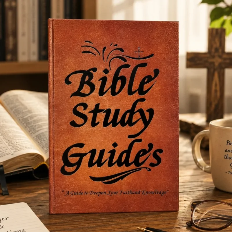 Christian Bible Study Journal with Book-by-Book Scripture Notes Prayer Reflection Pages Devotional Learning Workbook Gift
