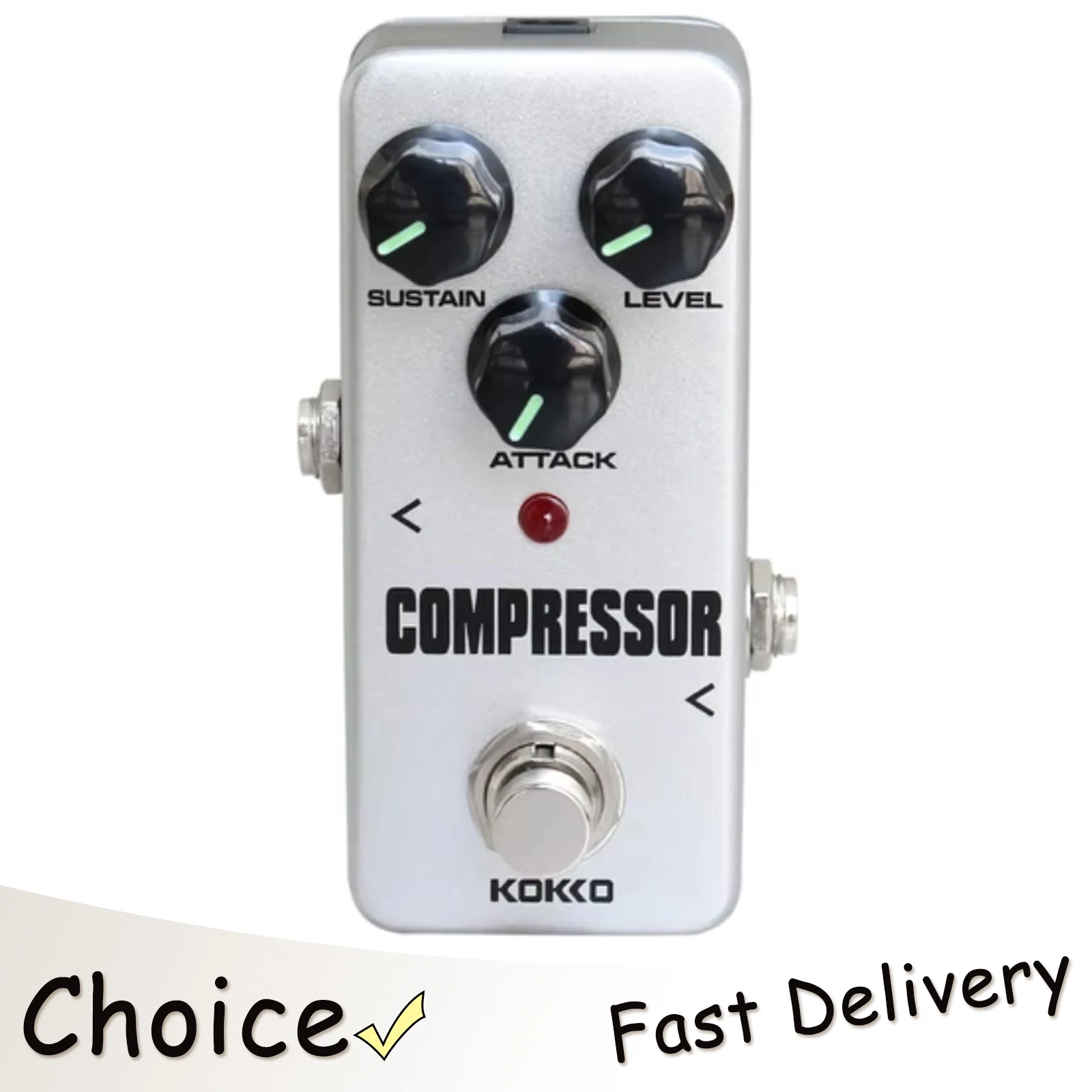 

KOKKO FCP-2 Compressor Electric Guitar Effect Pedal Mini Portable Guitar Pedal Analog Effects Pedalboard Guitar Accessories
