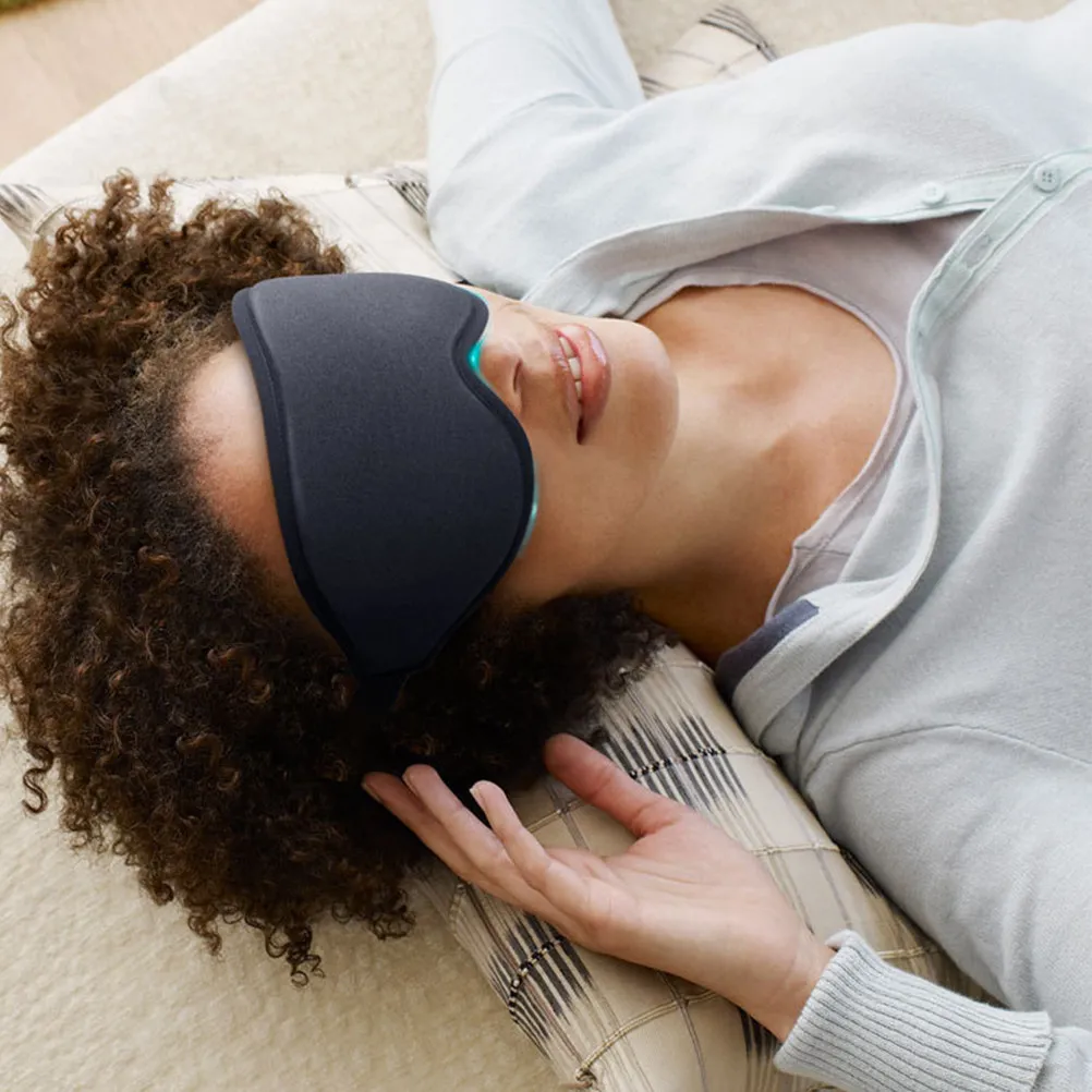 Memory Foam Sleep Eye Mask Adjustable Strap Comfortable Fit Reduces Eye Puffiness Soothes Delicate Skin Home Travel Use