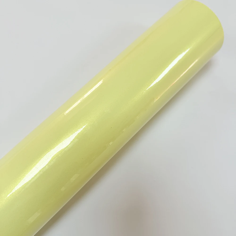 

SUPPER GLOSS DIAMOND LEMON GOLD Glossy Vinyl Wrap Film Color Stickers Car Motorcycles Styling Decals Decoration Accessiries