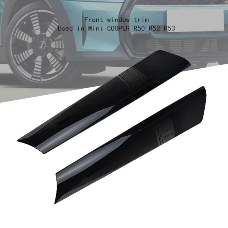 51137128157 Front Left&Right Driver Side Window Windshield A Pillar Trim Molding For Mini Cooper R50 R52 R53 Black Trim Cover