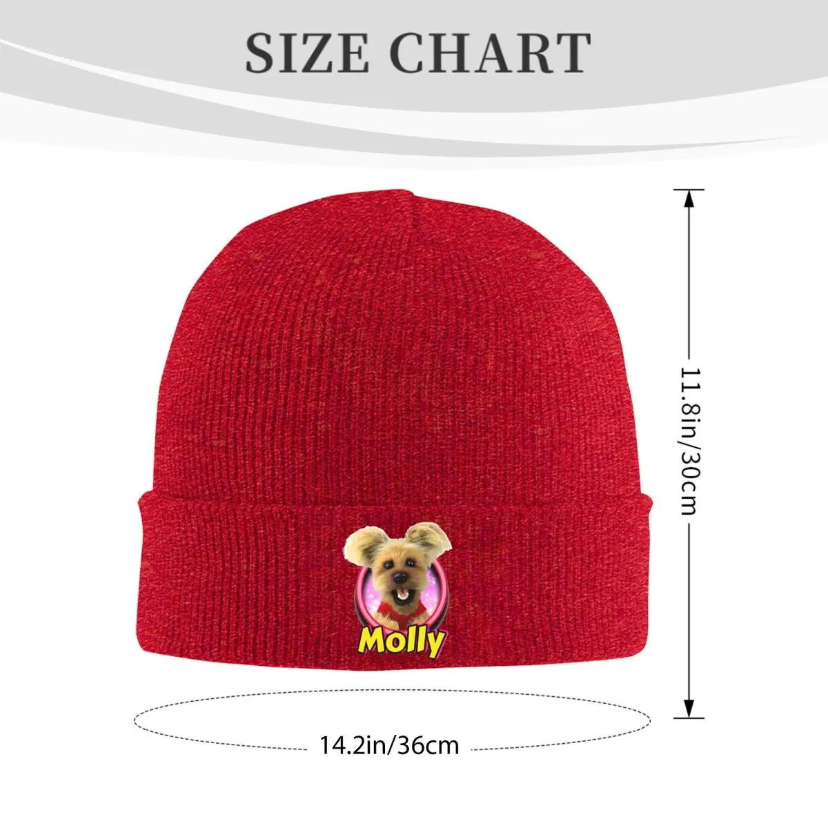 MOLLY Hat Autumn Winter Beanie Ski Puppet Maker Hacker Dog Cap Men Women Acrylic Skullcap