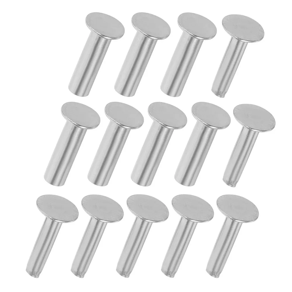 7Pairs Stainless Steel Kitchen Knife Handle Fasteners Heavy Duty Rivets DIY Cutlery Making Chef Knife Handle Pins Cutter Nails