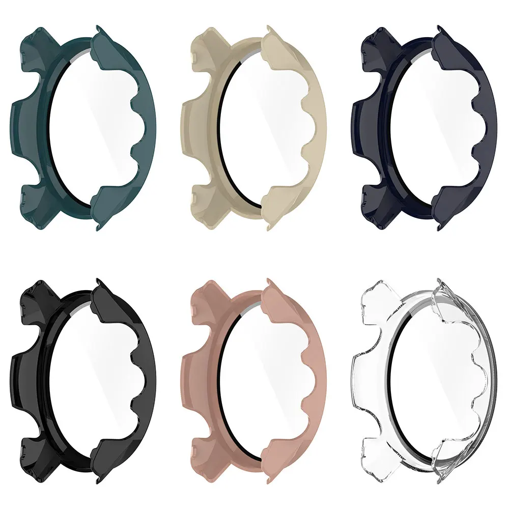 保護 PC 時計ケースガーミンフォアランナー 965 955 265 265S 165 255 255S 強化ガラスフィルムバンパーカバースクリーンプロテクター