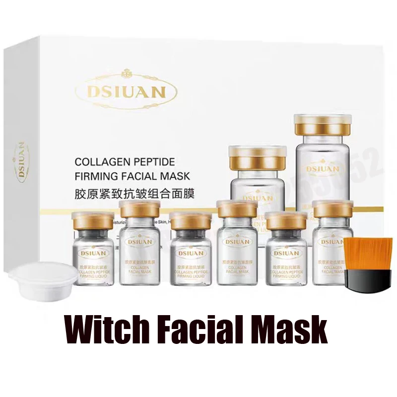 Peptide Protein Freeze-Dried Powder Mask Facial Lifting Firming Fine Lines Moisturizing Brightening Complexion Skin Care