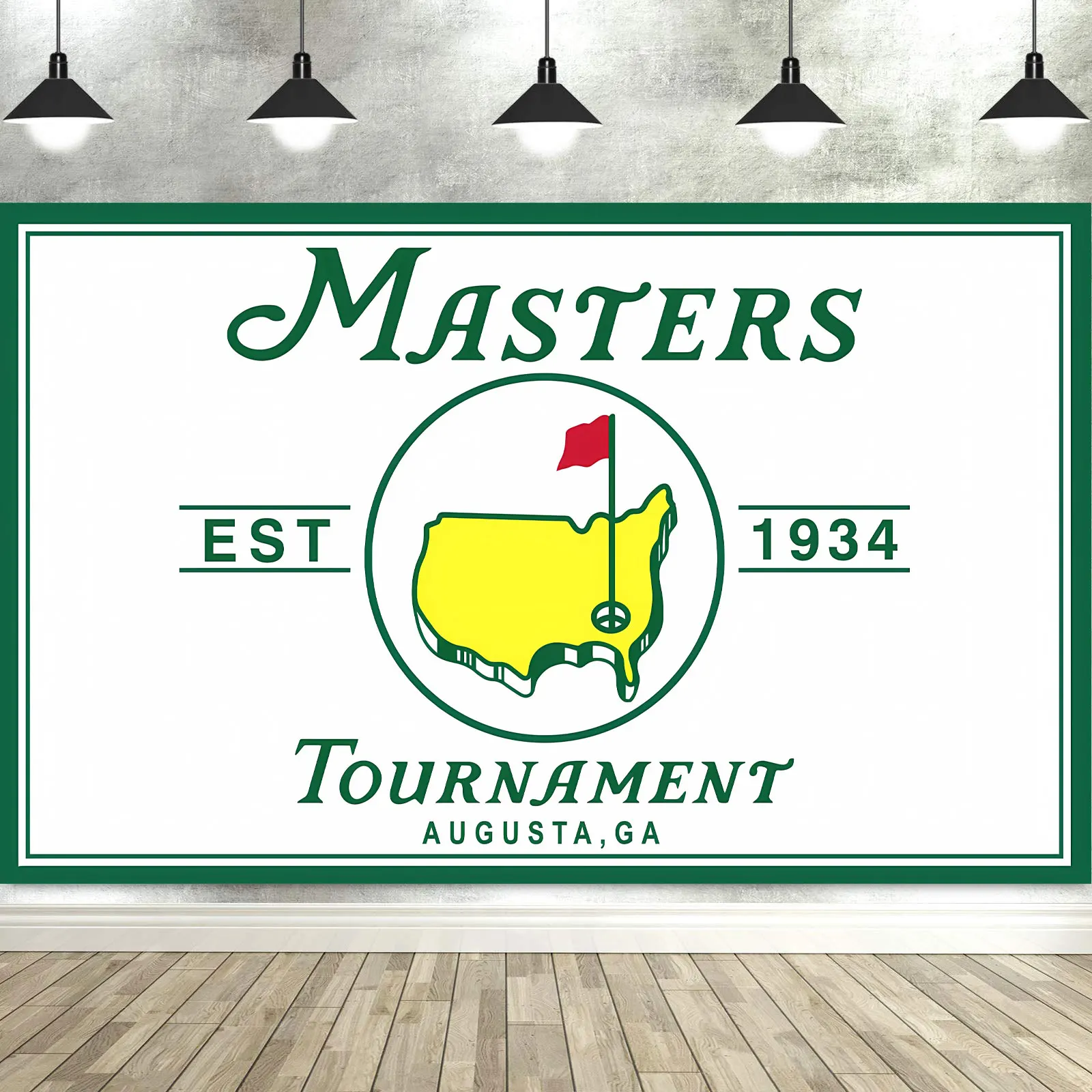 Masters Golf Party Decorations Backdrop Photography Background Photo Studio Props Banner Tablecloth