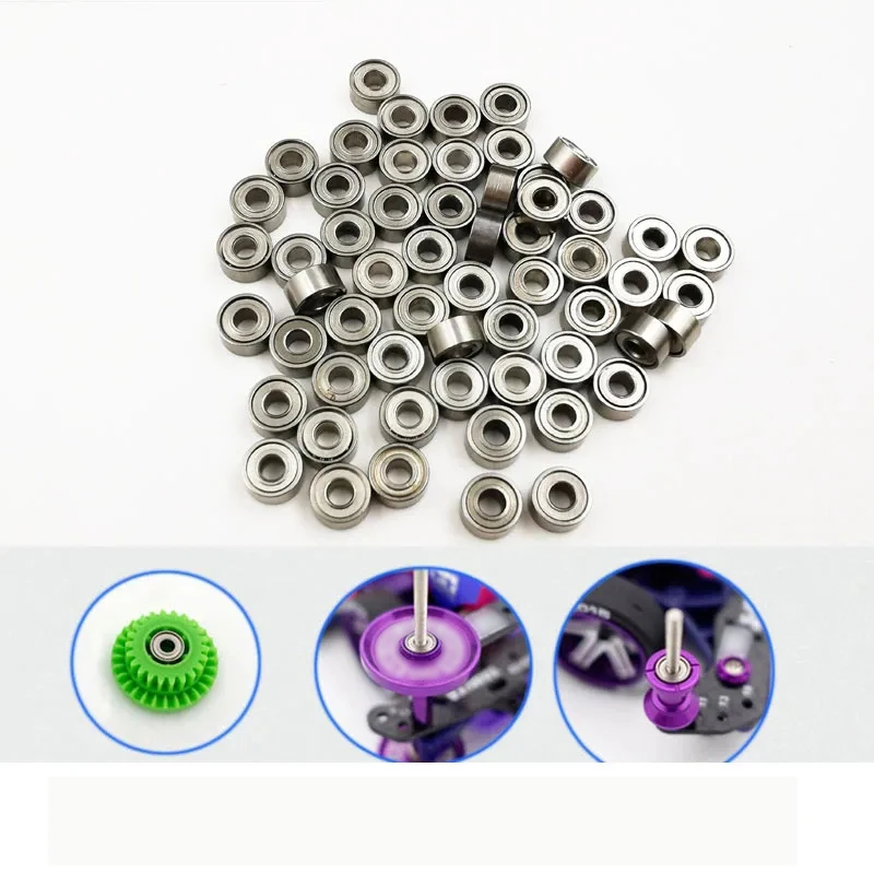 8Pcs Ball Bearings 2x6x2 620 Pairs of Sealed Ball Bearings Guide Wheel Gear Bearing Modification Upgrade Accessories