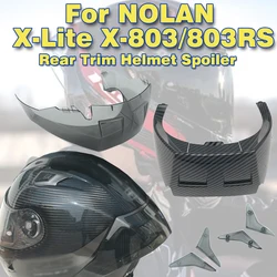 For NOLAN X-lite X-803 X-803RS X803 X803RS Helmet Decoration Accessories Motorcycle Rear Trim Helmet Spoiler Case