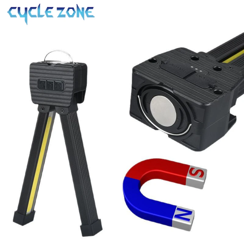 مصباح LED محمول قابل للطي متعدد الوظائف مغناطيس قوي COB ضوء العمل TYPE-C ضوء الطوارئ القابل لإعادة الشحن لإصلاح السيارات #5