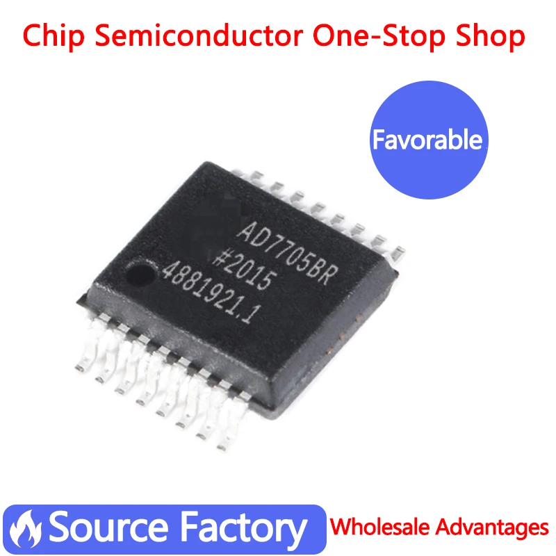 AD7705BRZ-REEL SOP16 16-Bit Analog-to-Digital Converter Chip