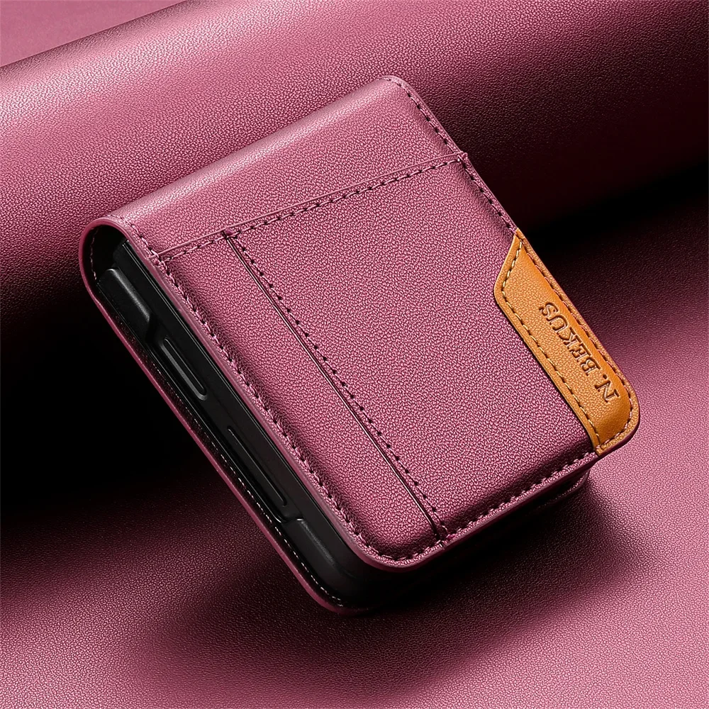 Für Samsung Galaxy Z Flip7 FE 2025 Handyhülle Flip Leder Magnetische Abdeckung Brieftasche Karte Samsung Z Flip 7 Hülle Galaxy ZFlip 6 5 4 3