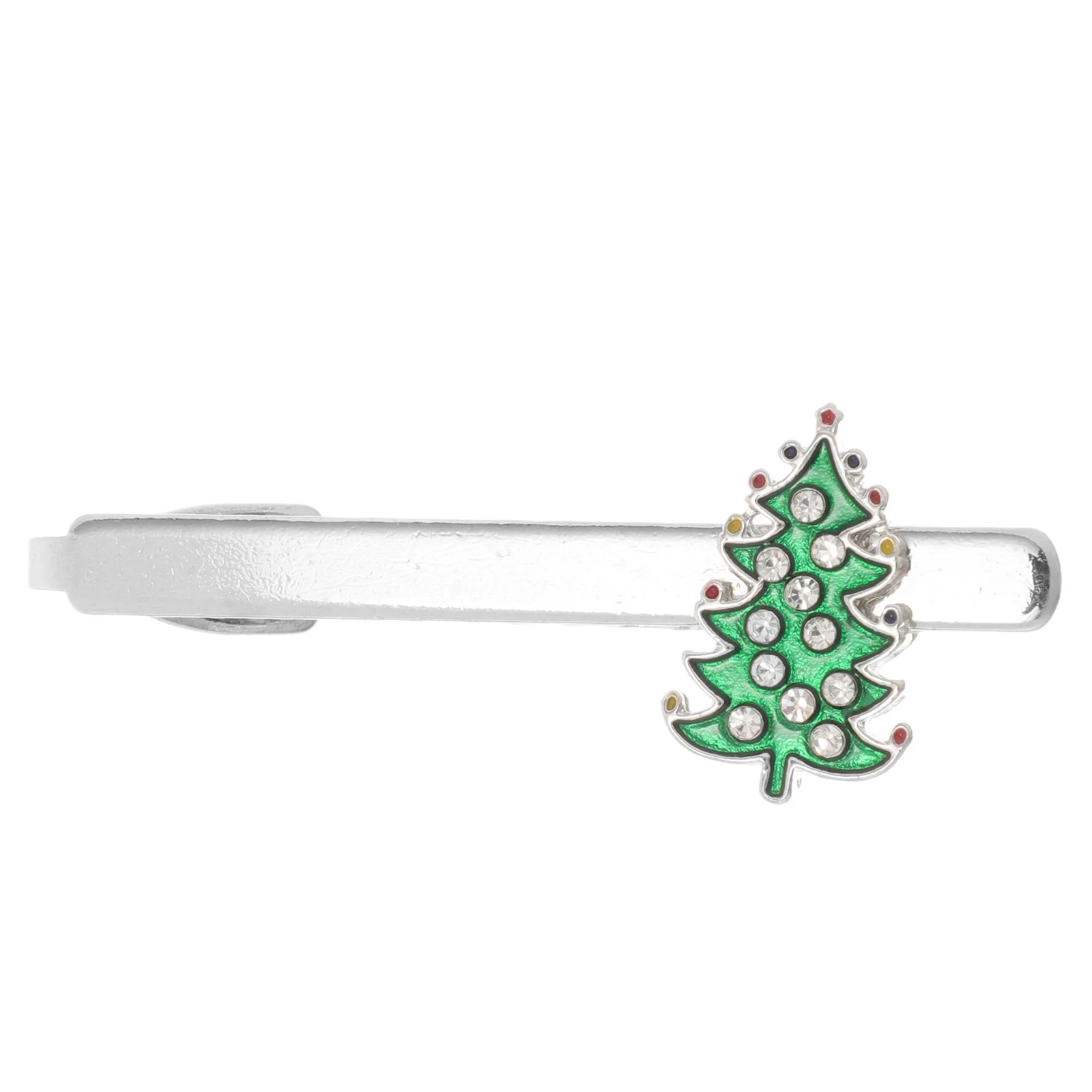 

Christmas Tree Tie Clip Snowflake Women Nutcracker Students Festive Ties Clips Red Holiday