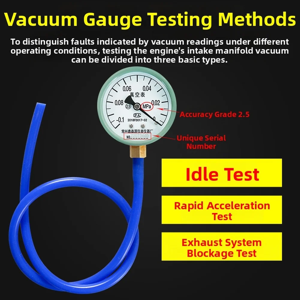 مقياس ضغط الفراغ للسيارات مقياس ضغط الفراغ اختبار الضغط الإيجابي والسلبي مقياس إصلاح السيارات لإصلاح السيارات