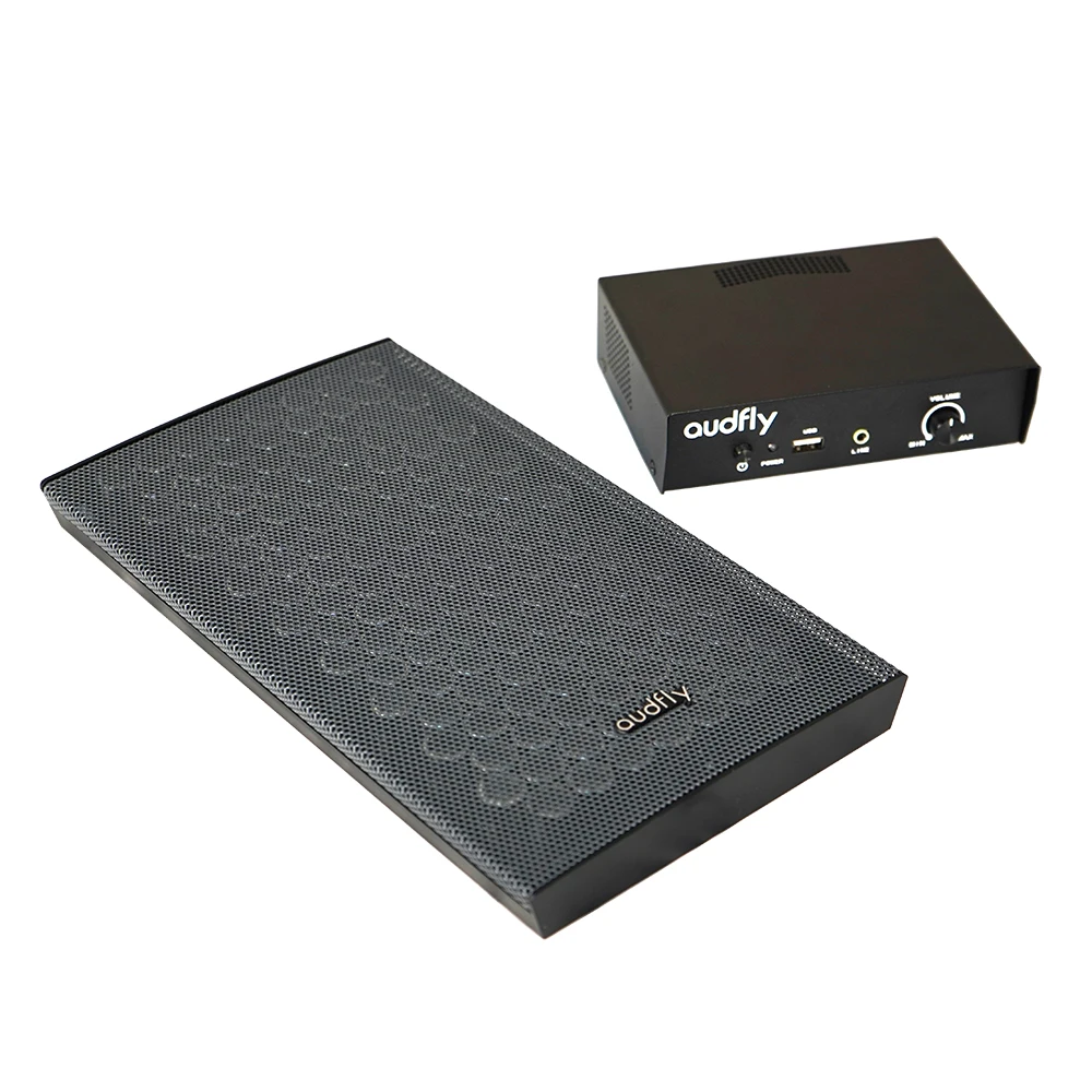 Audfly Model B2 超音波指向性スピーカー（アンプ内蔵）壁掛け式スピーカー（博物館用）